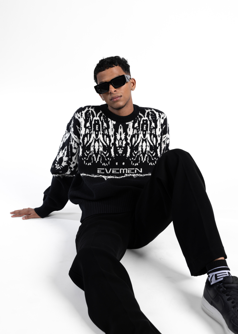 KASHAN JACQUARD SWEATER