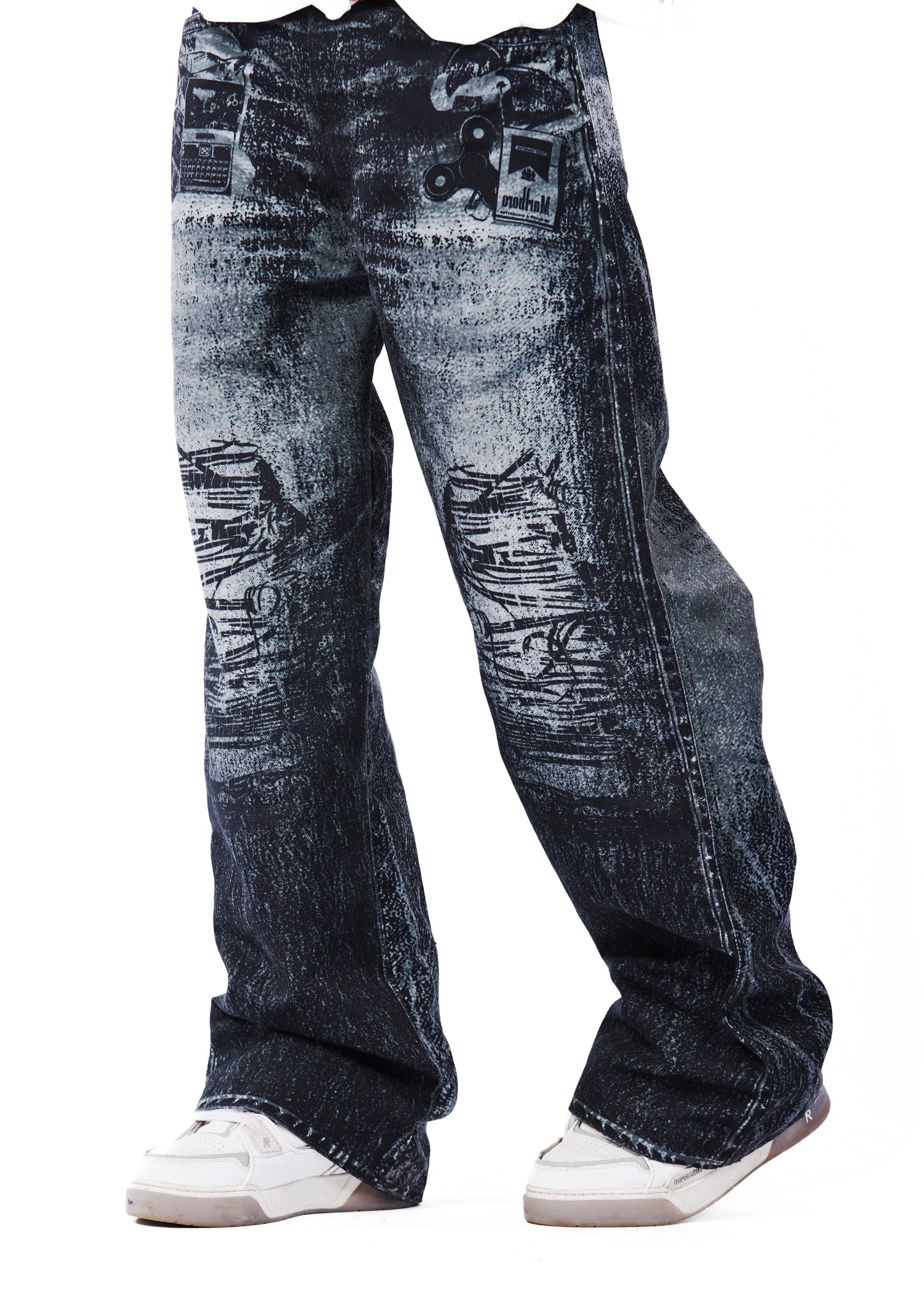 nokia wide pants - dust green