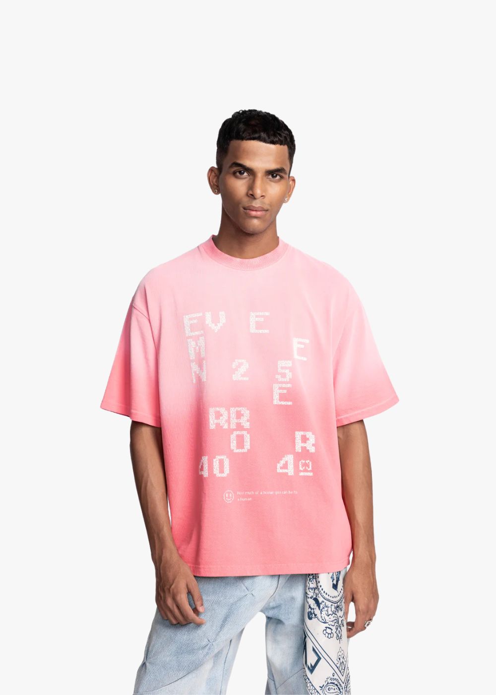 ERROR T-SHIRT - PINK WASHED