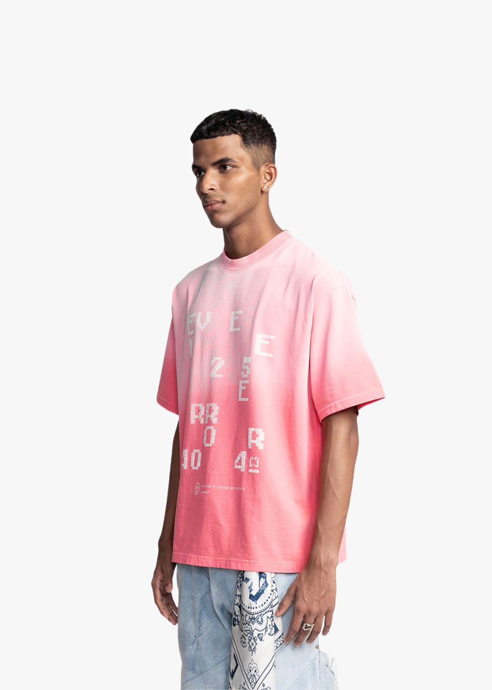 ERROR T-SHIRT - PINK WASHED