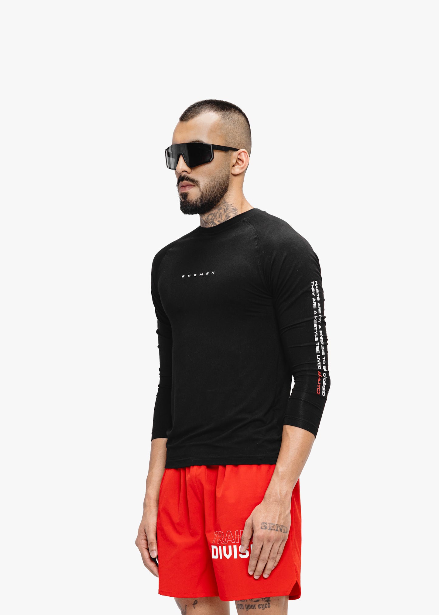 STEALTH LONG SLEEVE T-SHIRT - BLACK