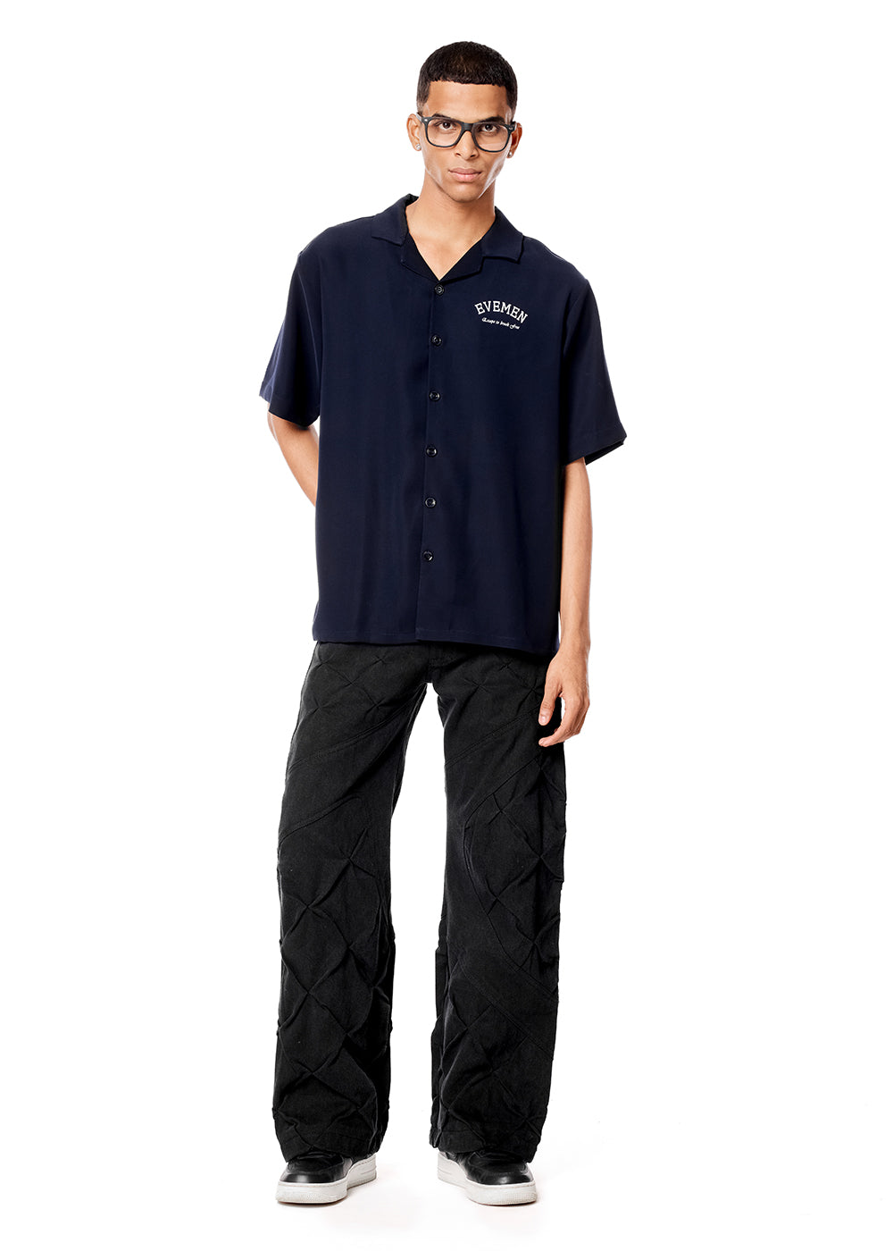 BOWLING SHIRT- NAVY