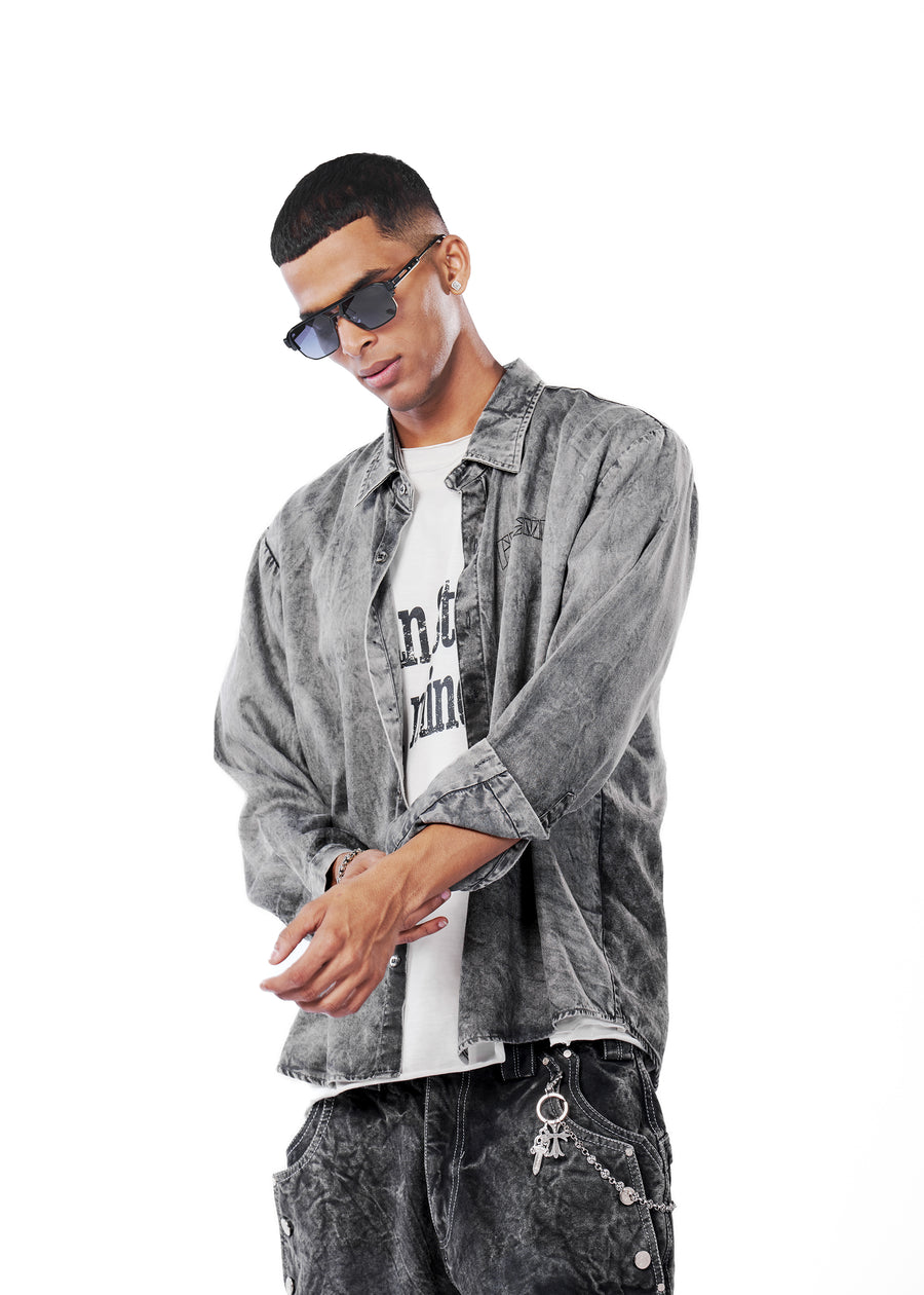 THRESHOLD SHIRT - GREY