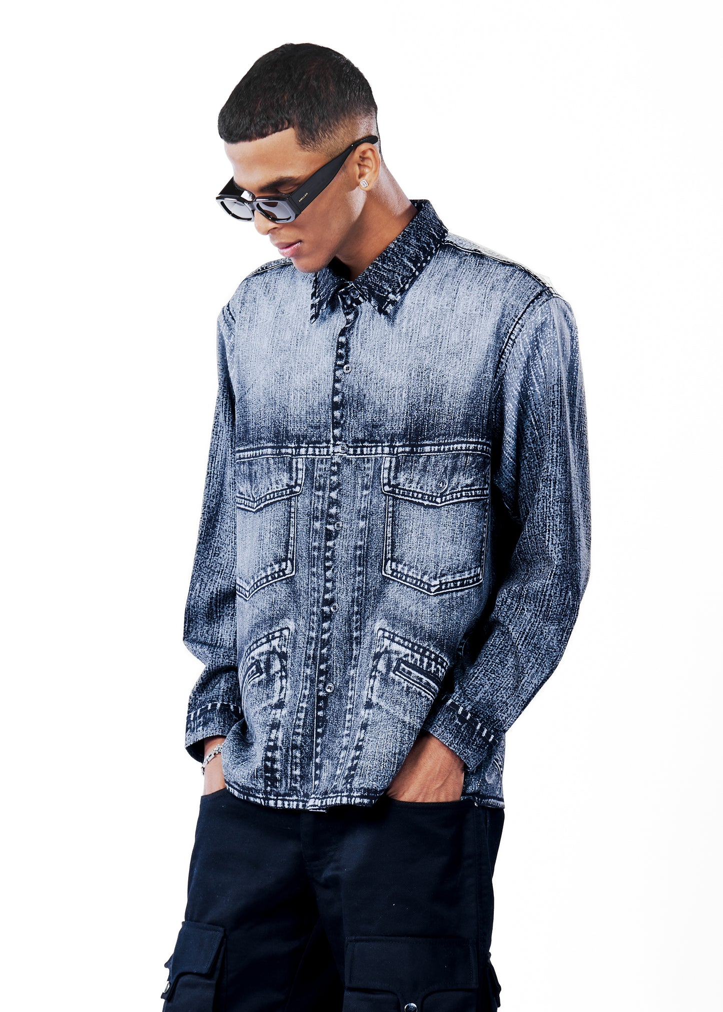 DOUBLE BADGE SWEATPANT - MELANGE GREY