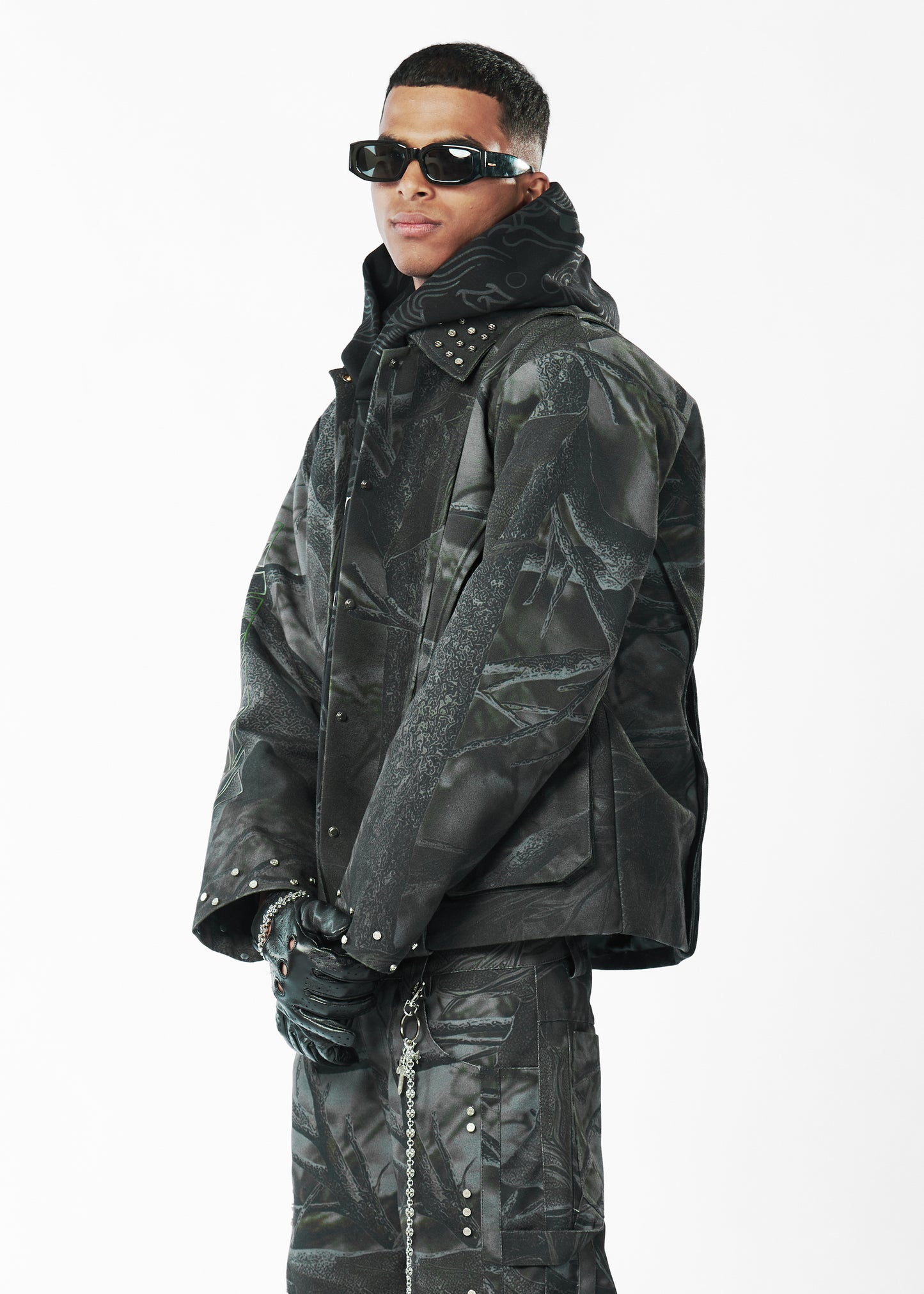 DOUBLE BADGE SWEATPANT - BLACK