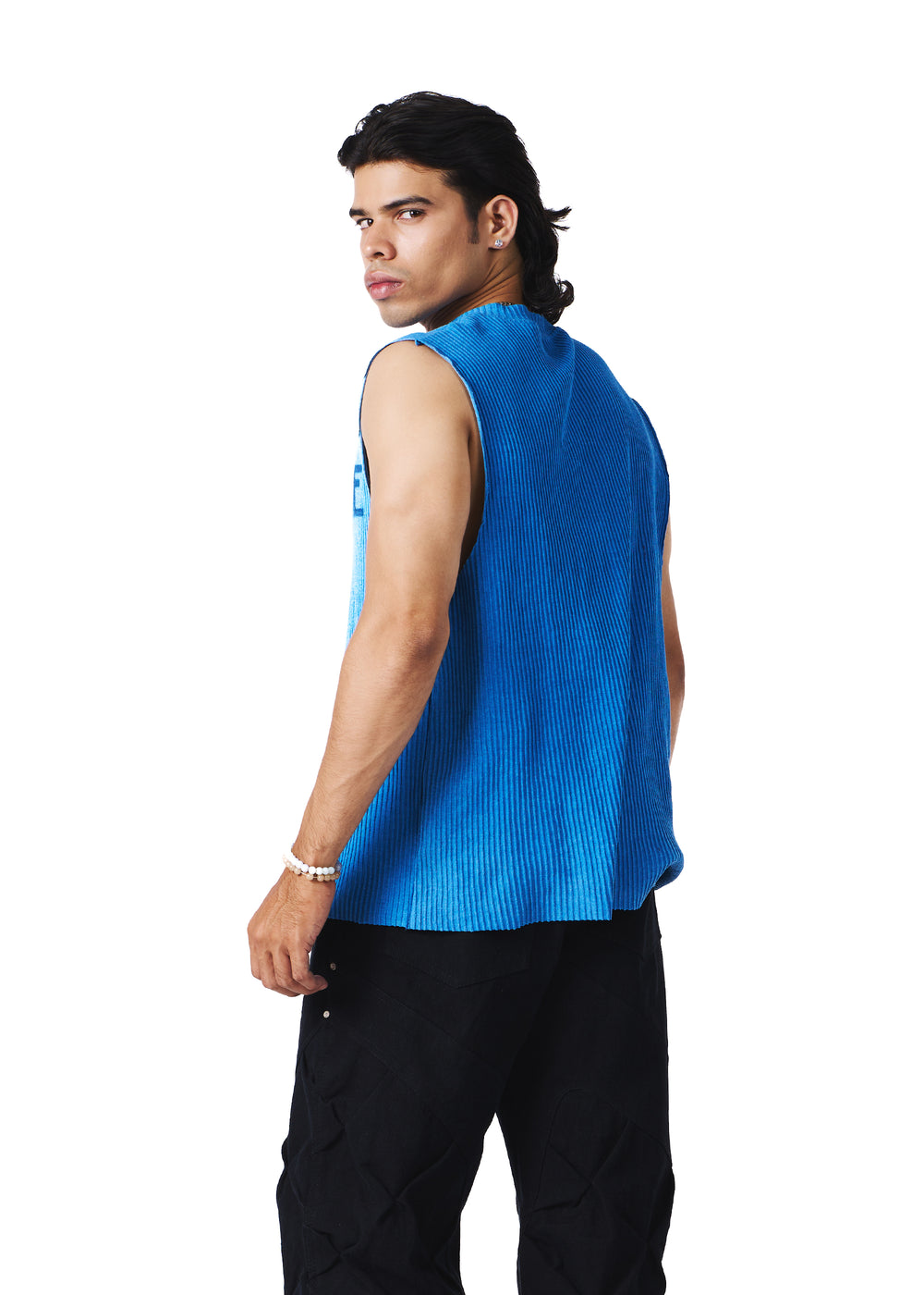 error ribbed tank - Cobalt blue