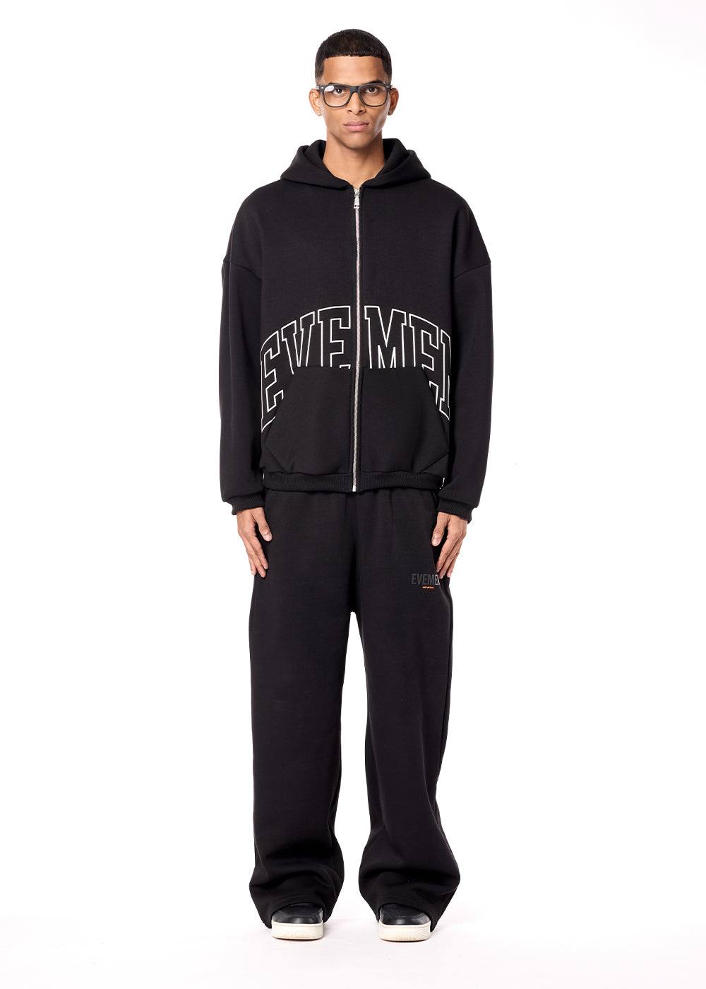 genesis boxy zip through hoodie