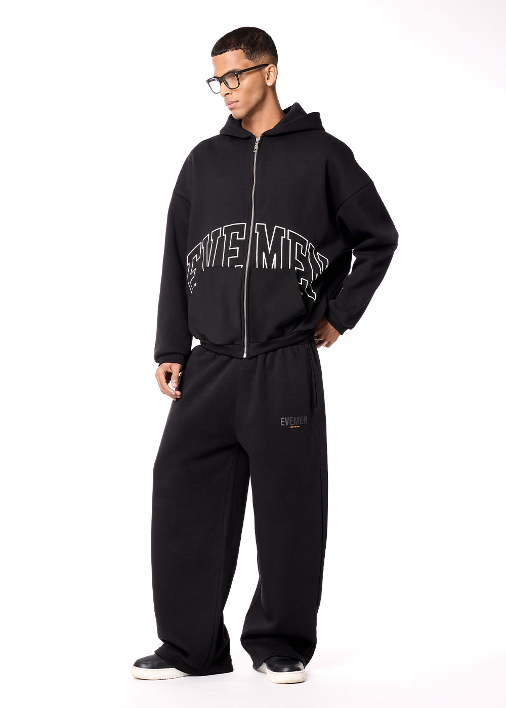 genesis boxy zip through hoodie