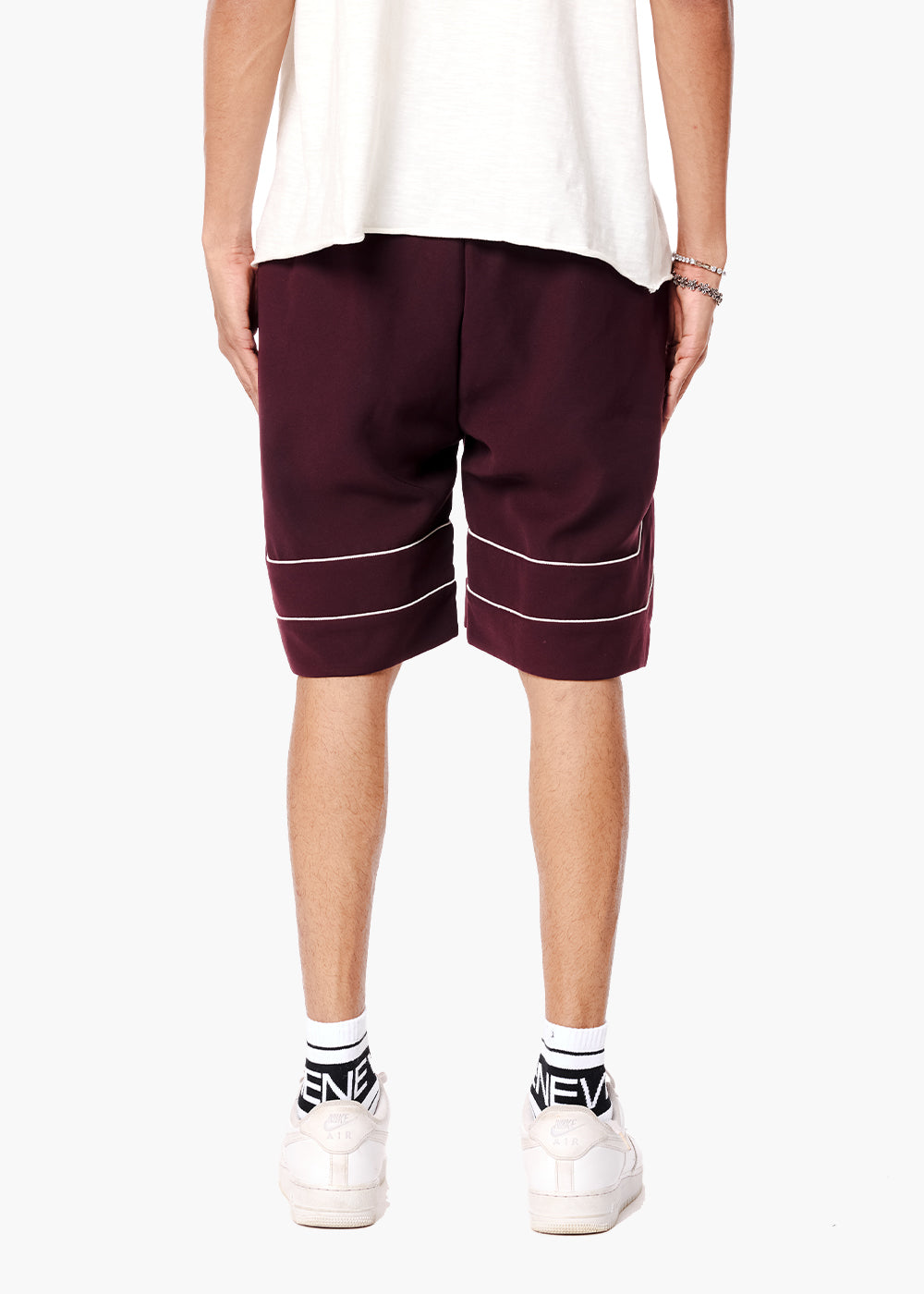 VARSITY SHORTS- WINE