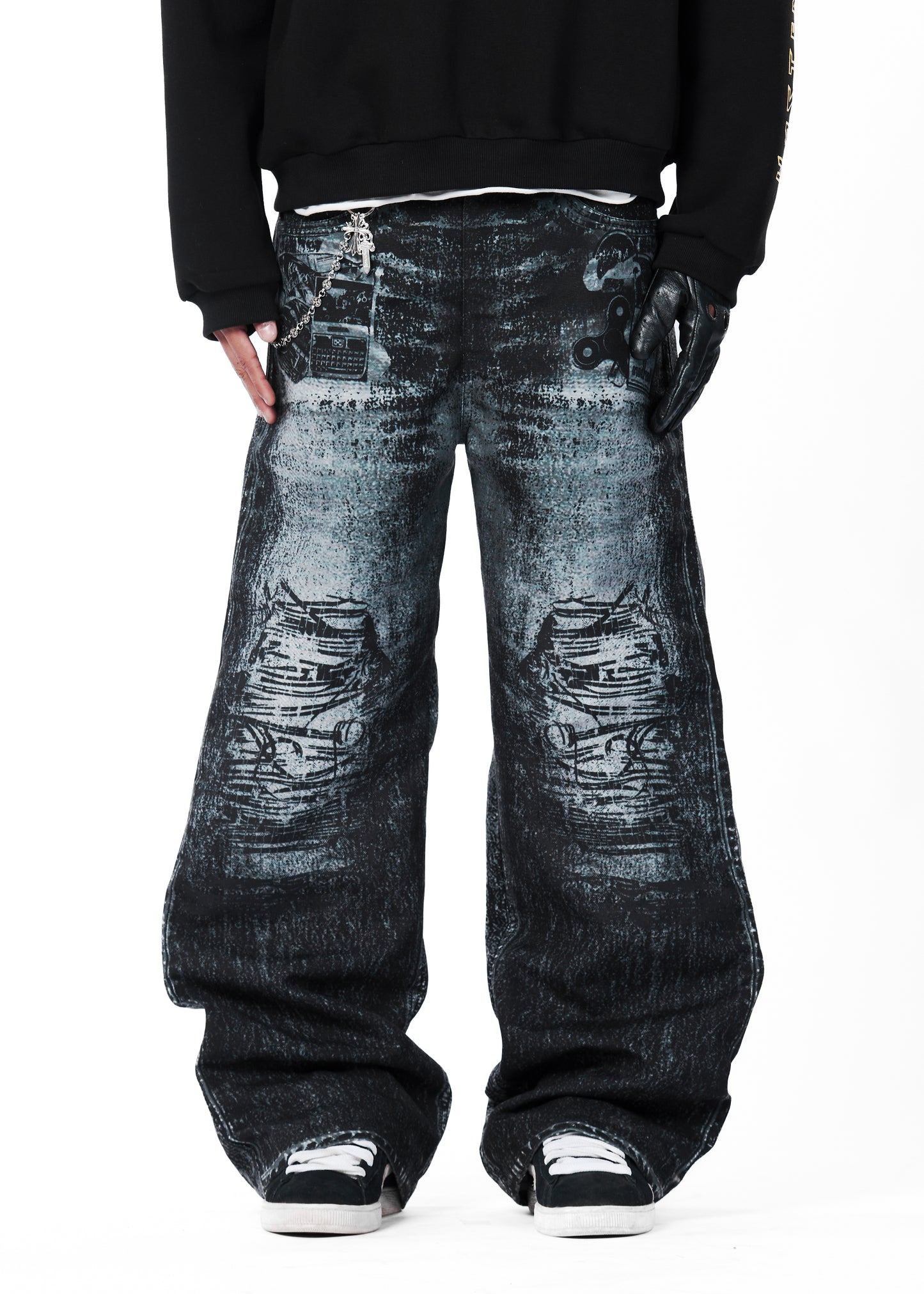 nokia wide pants - dust green