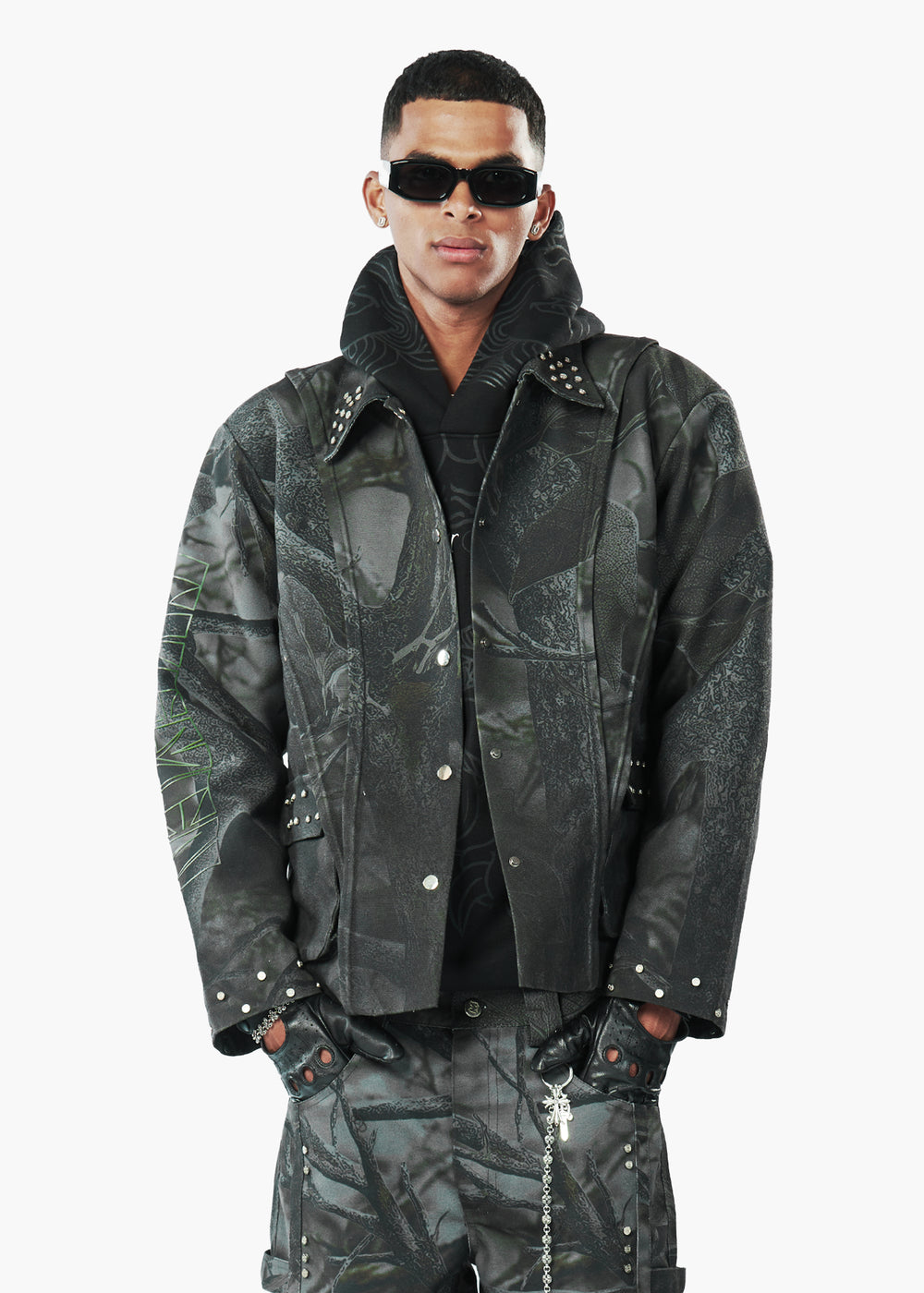 oak tree canvas stud jacket