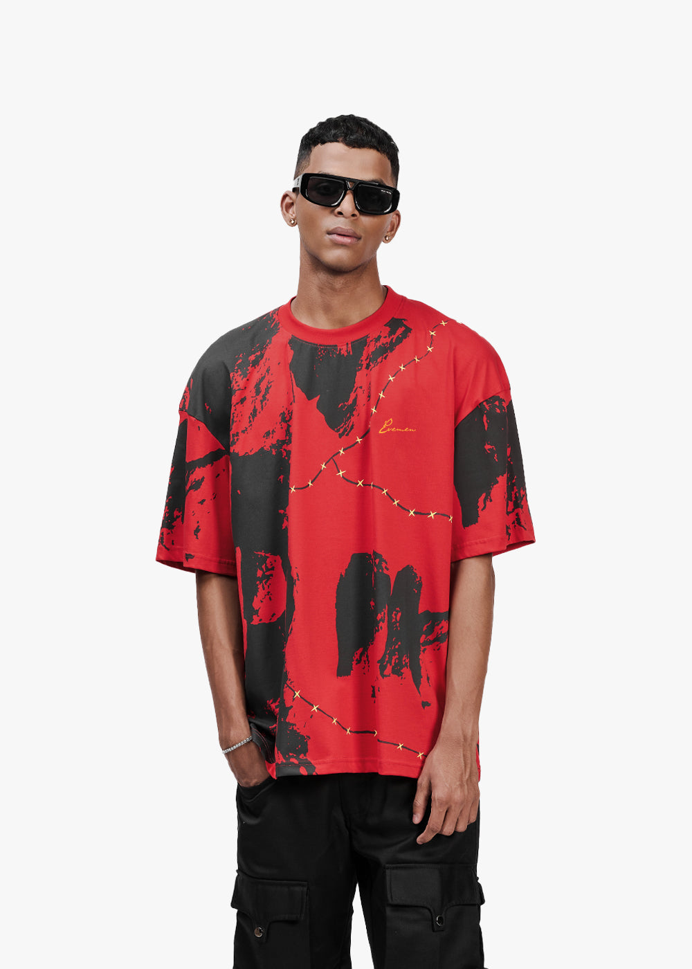 Landscape T-shirt - Red