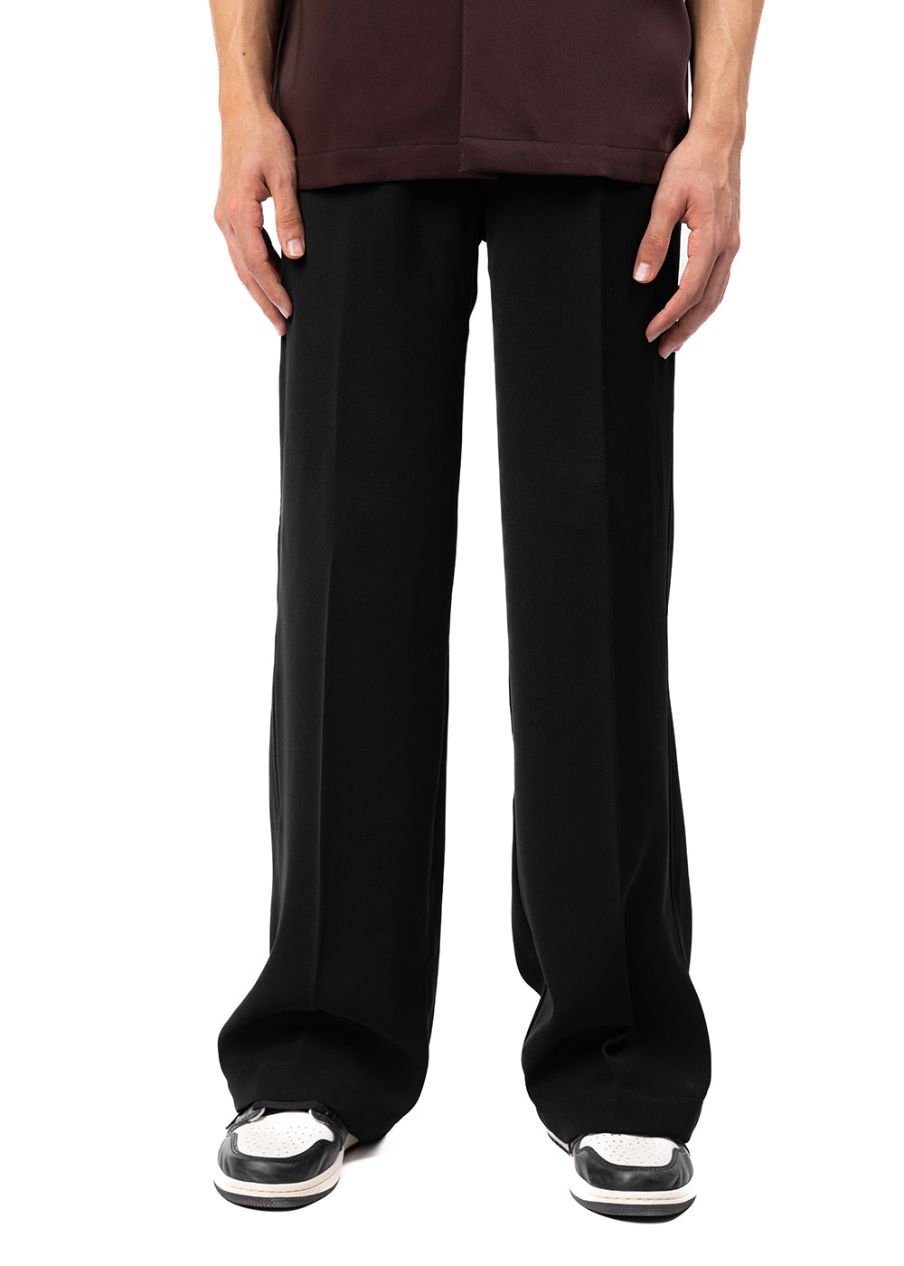 STRAIGHT PANTS - BLACK