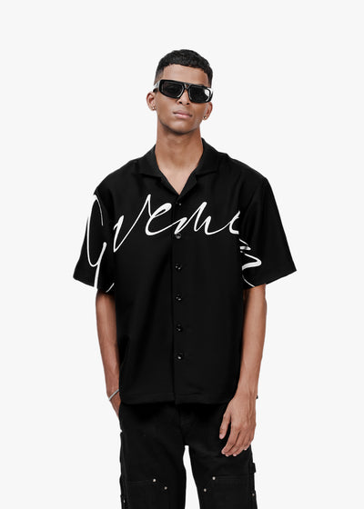 Script Bowling Shirt