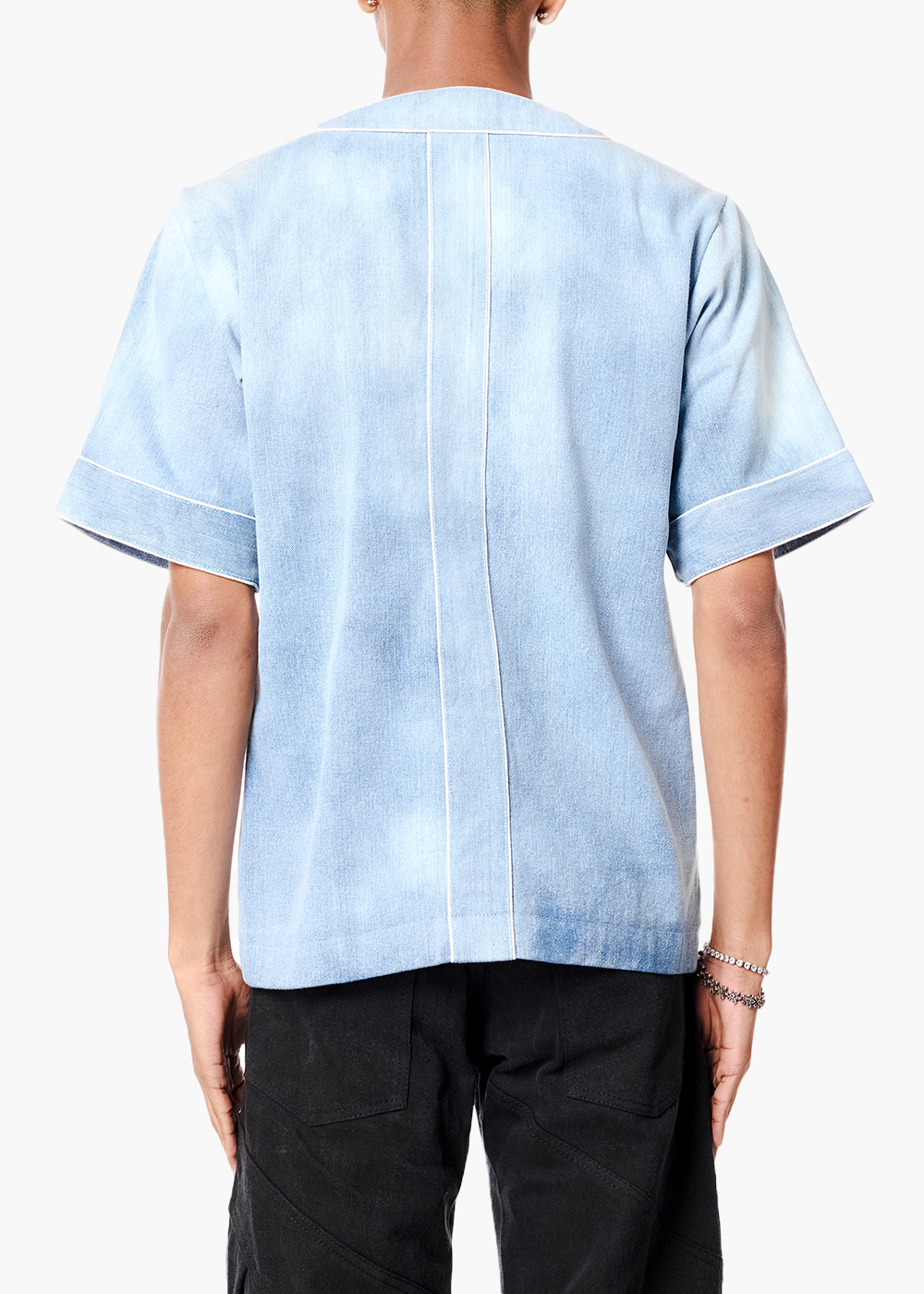 CORDED SHIRT-BLUE