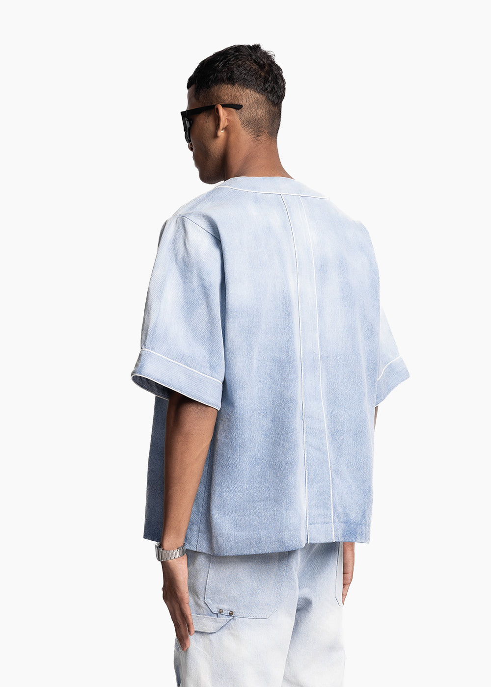 CORDED SHIRT - WASHED BLUE