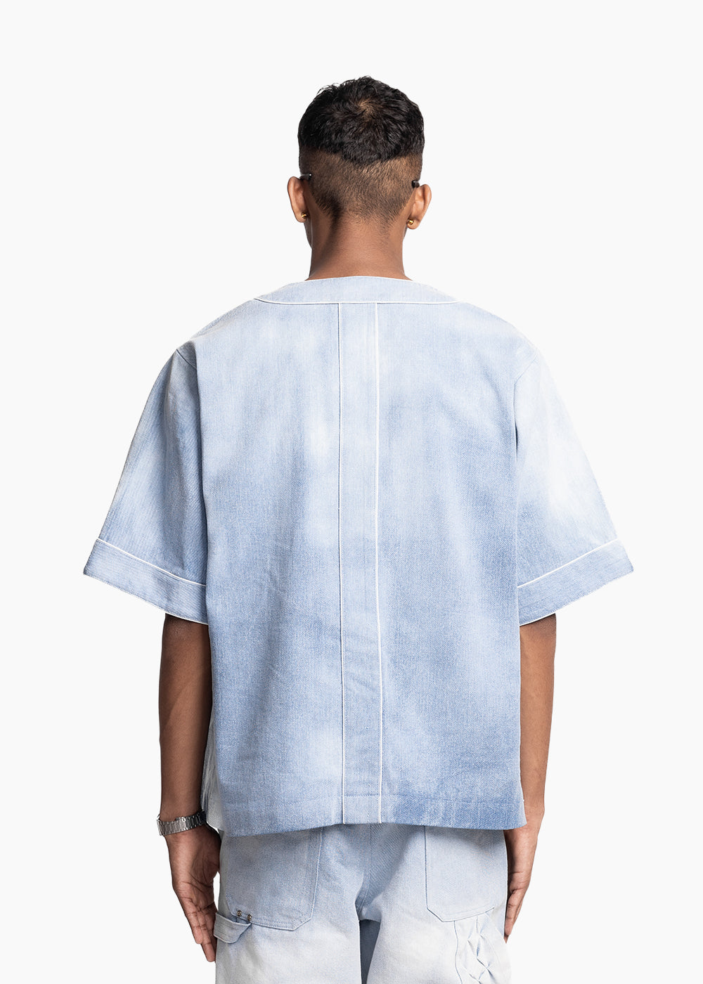 CORDED SHIRT - WASHED BLUE