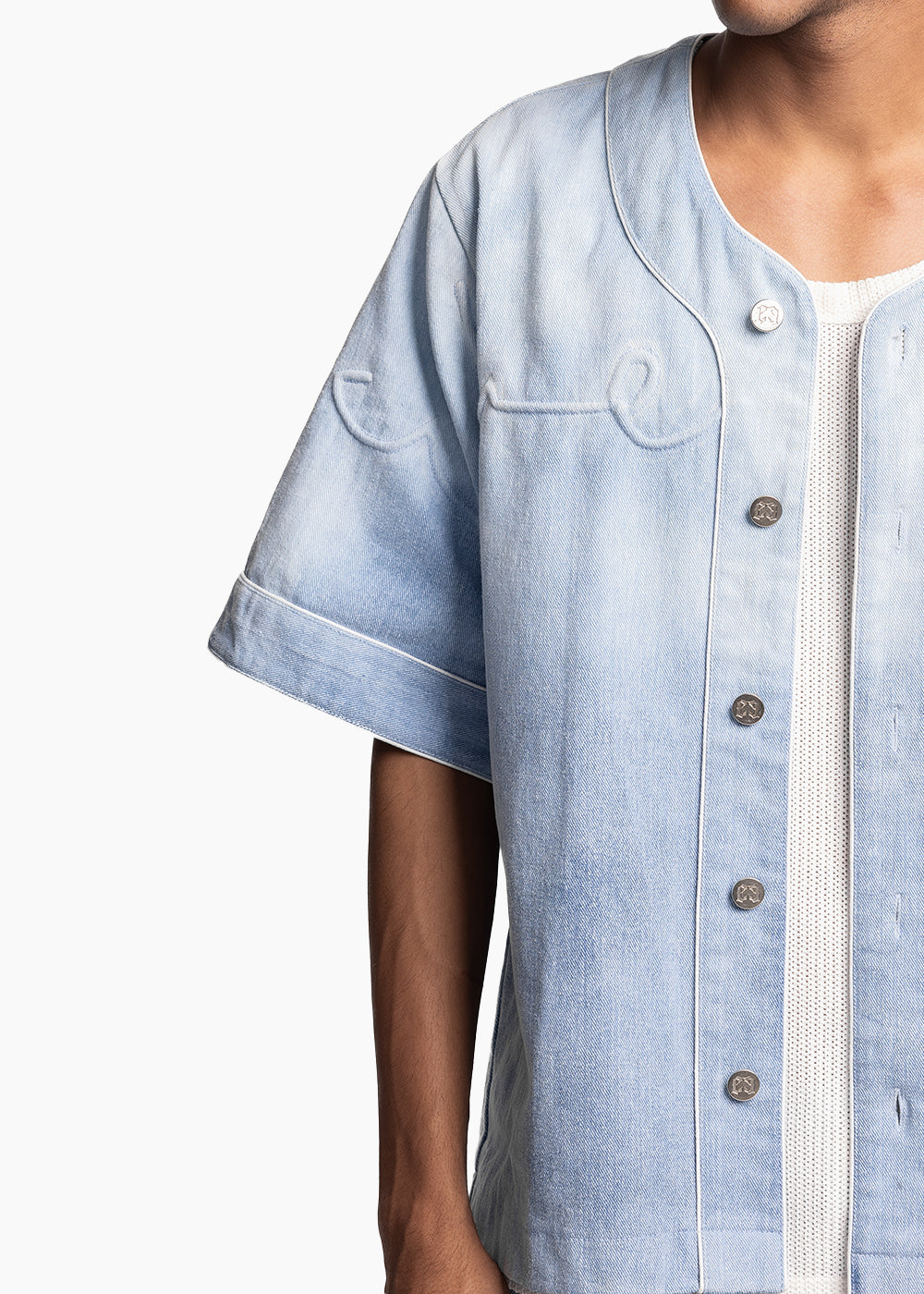 CORDED SHIRT - WASHED BLUE