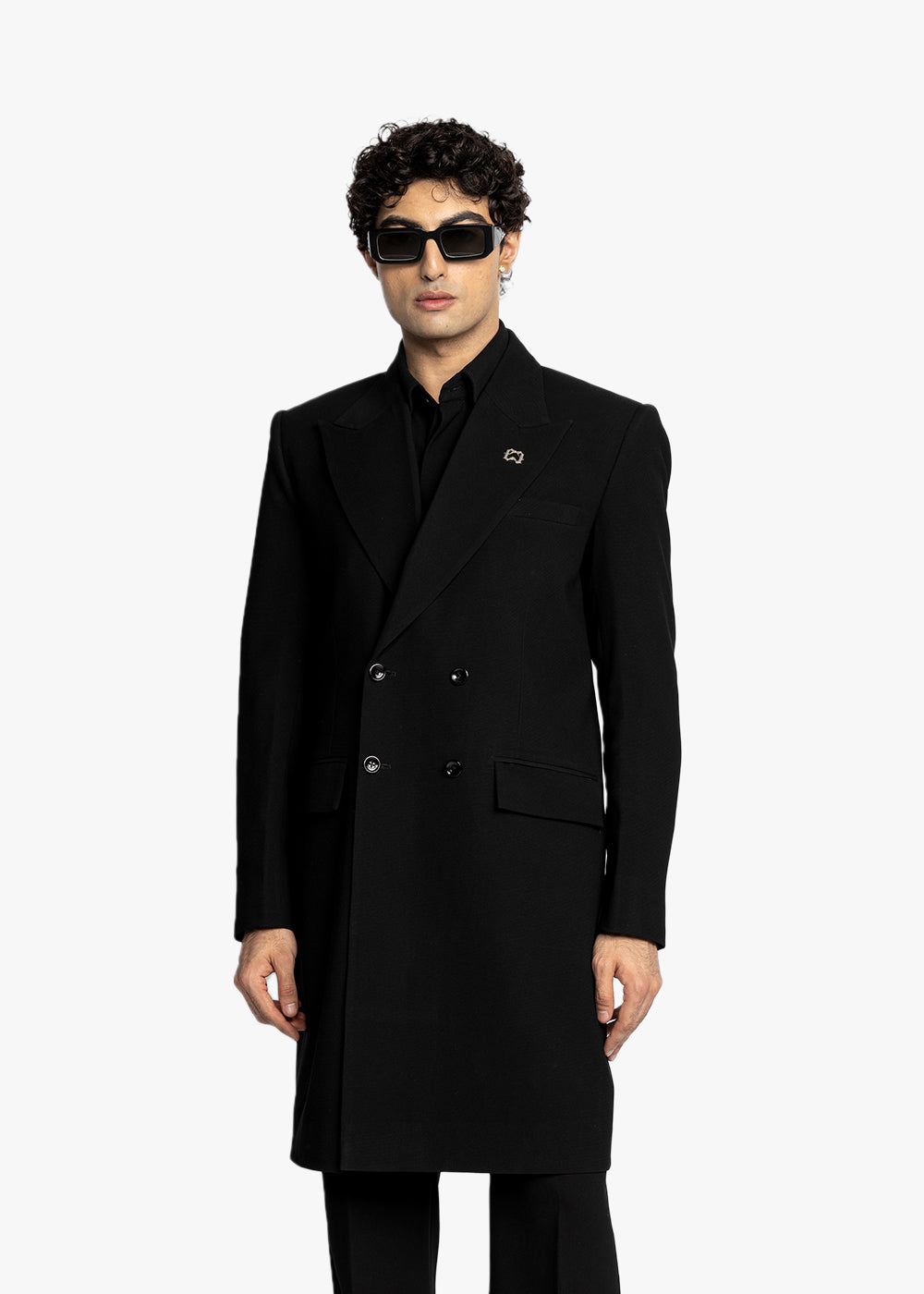 RICHES DOUBLE BREASTED OVERCOAT