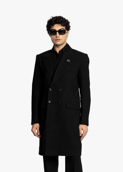 RICHES DOUBLE BREASTED OVERCOAT