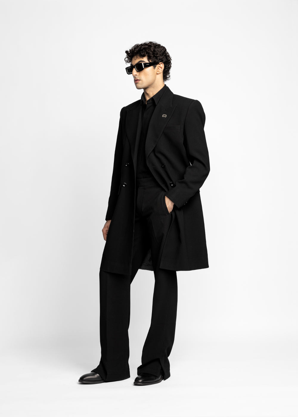RICHES DOUBLE BREASTED OVERCOAT