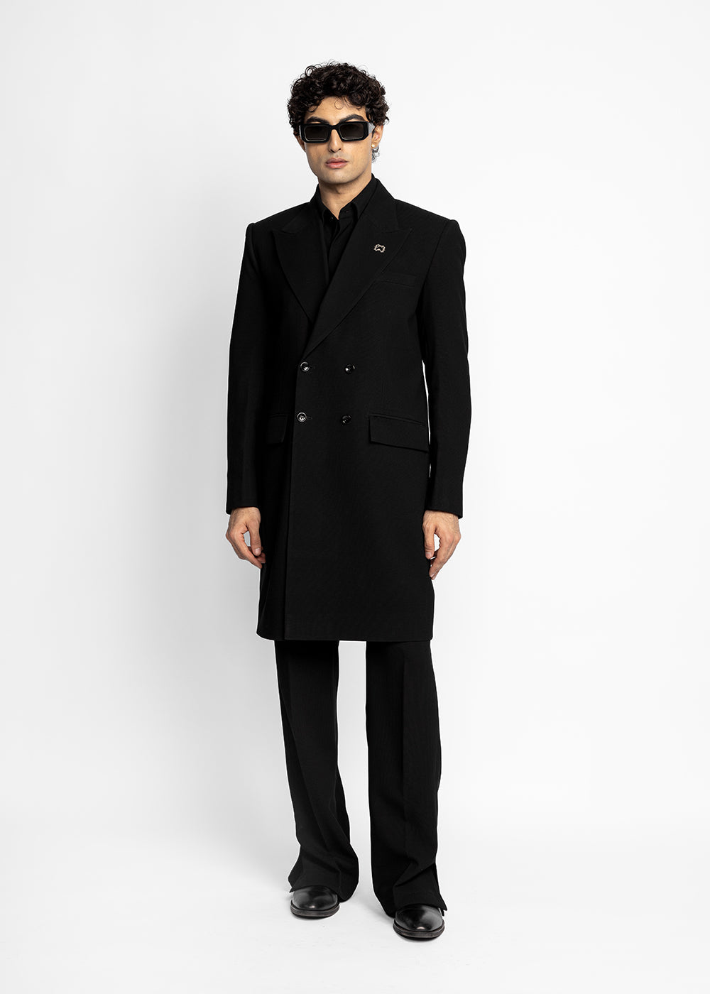 RICHES DOUBLE BREASTED OVERCOAT