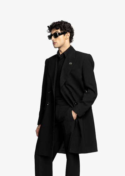 RICHES DOUBLE BREASTED OVERCOAT