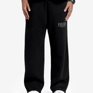 GENESIS WIDE SWEATPANT - BLACK