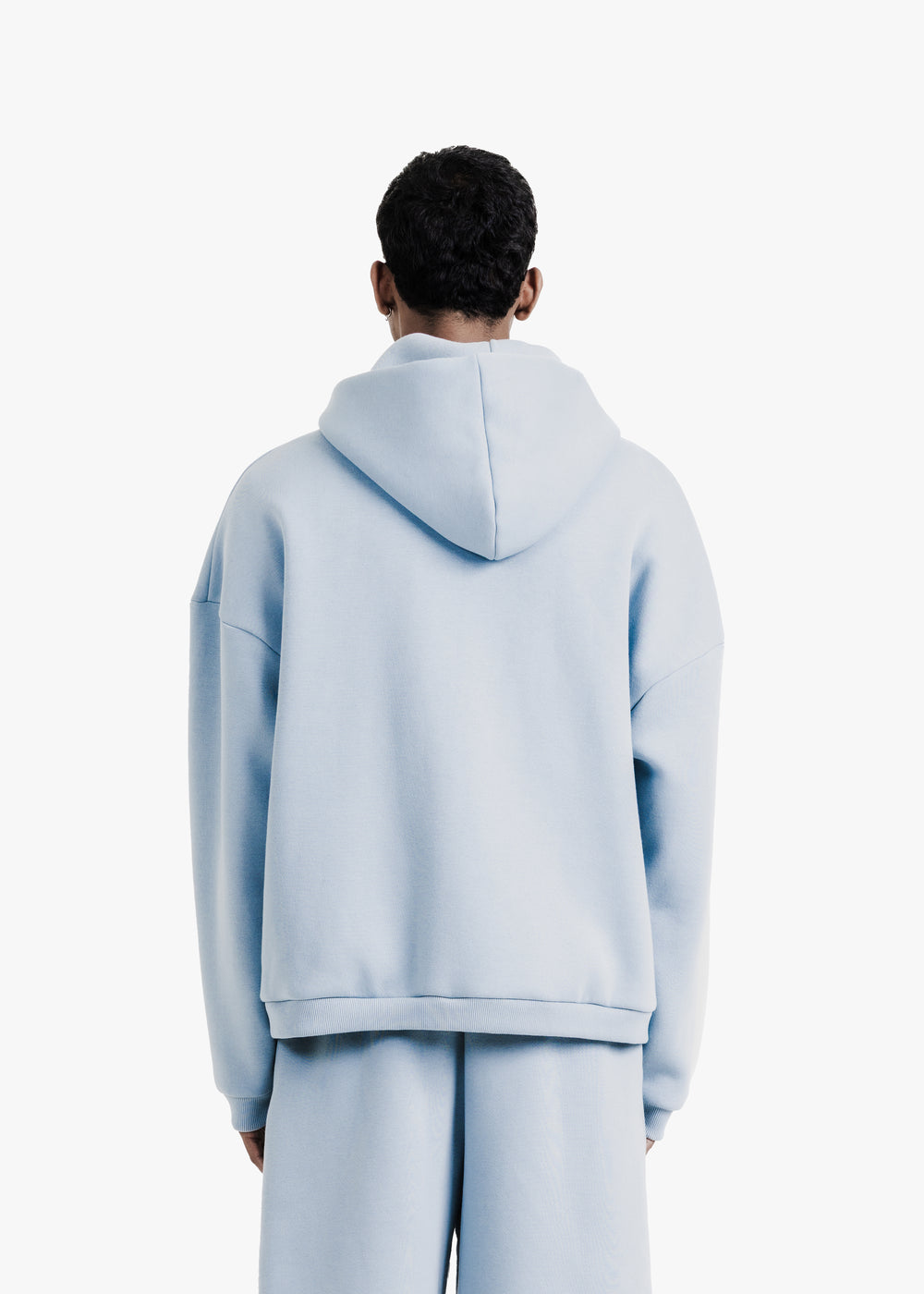 genesis boxy zip through hoodie