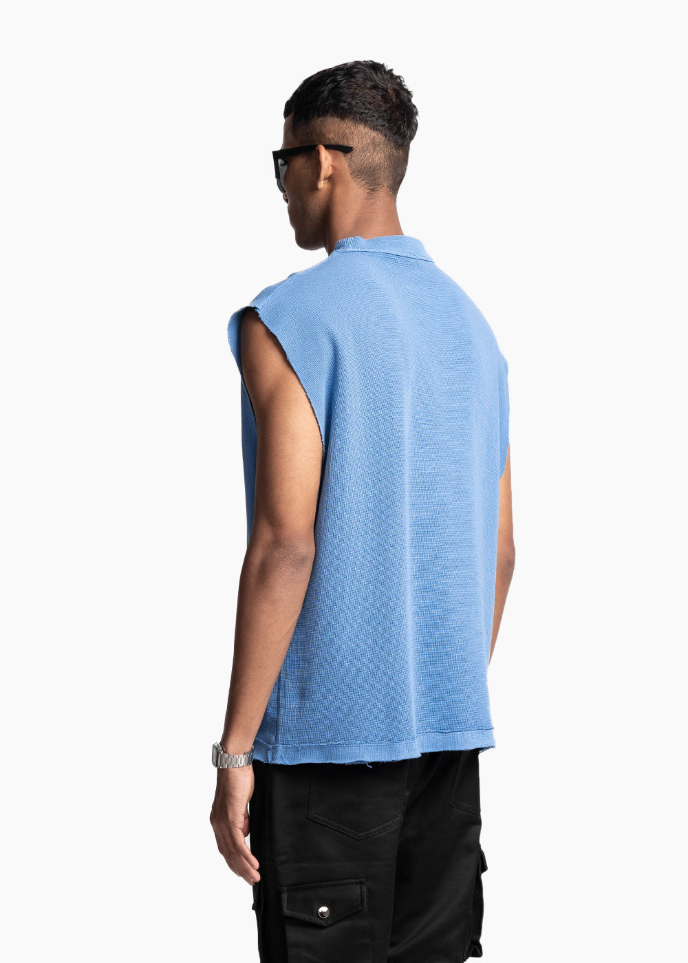 RETRO TANK - BLUE WASHED