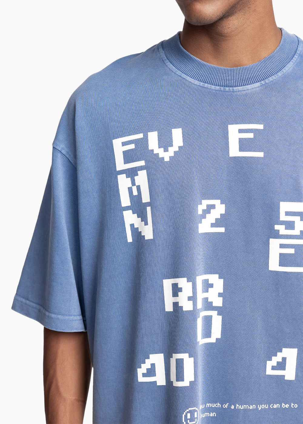 ERROR T-SHIRT - WASHED BLU