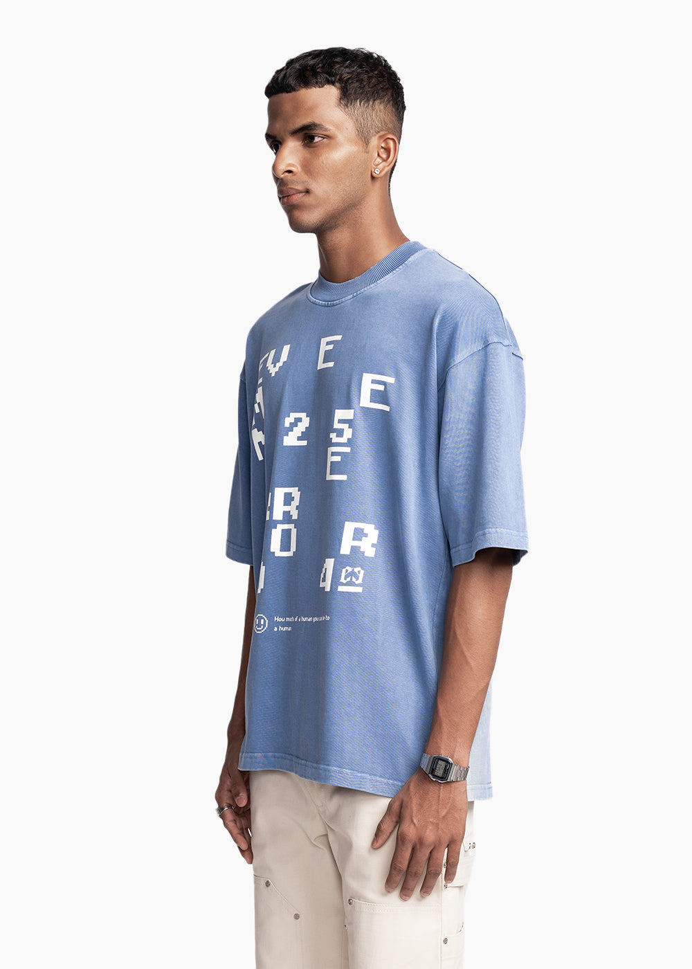 ERROR T-SHIRT - WASHED BLU