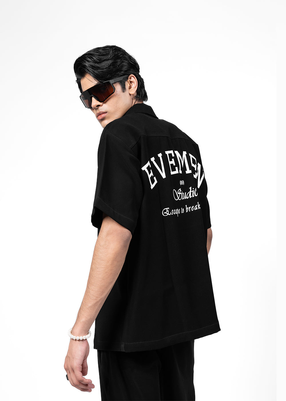 BOWLING SHIRT - BLACK