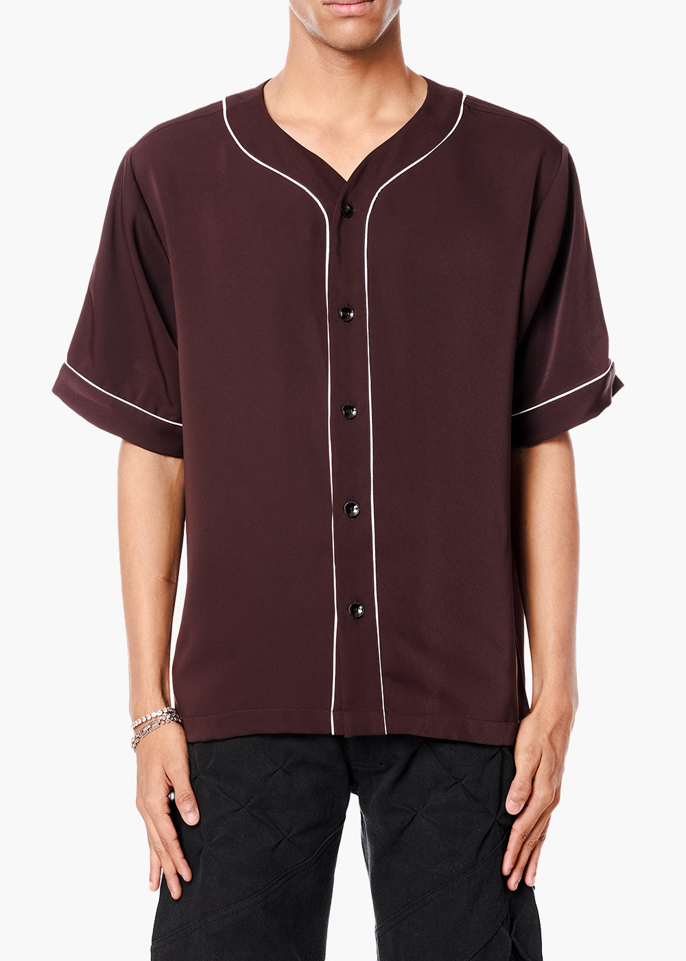 BASEBALL SHIRT-BROWN