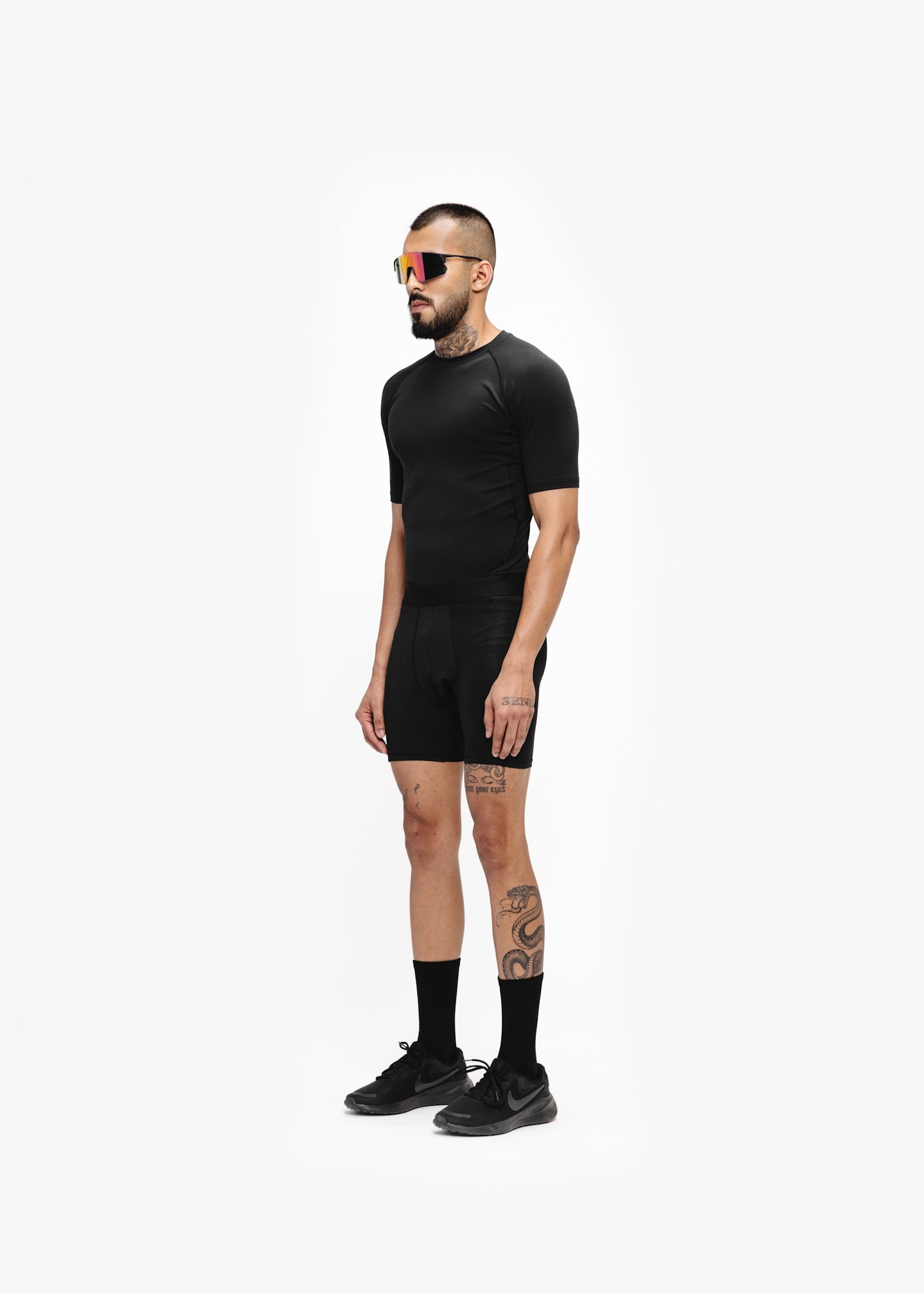 DNA COMPRESSION T-SHIRT- BLACK