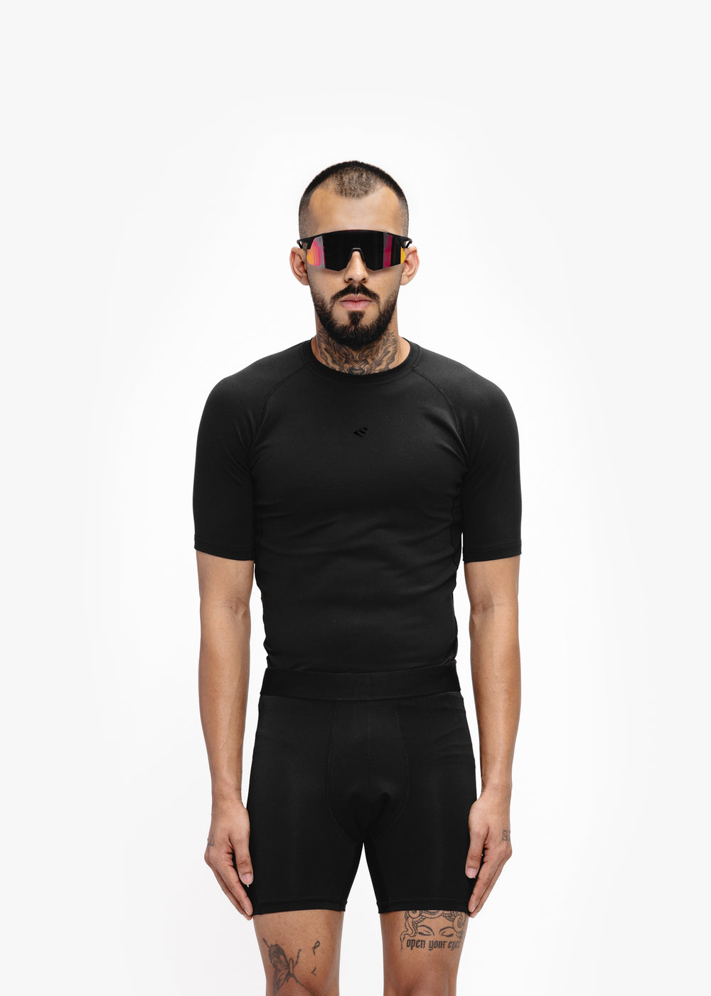 DNA COMPRESSION T-SHIRT- BLACK