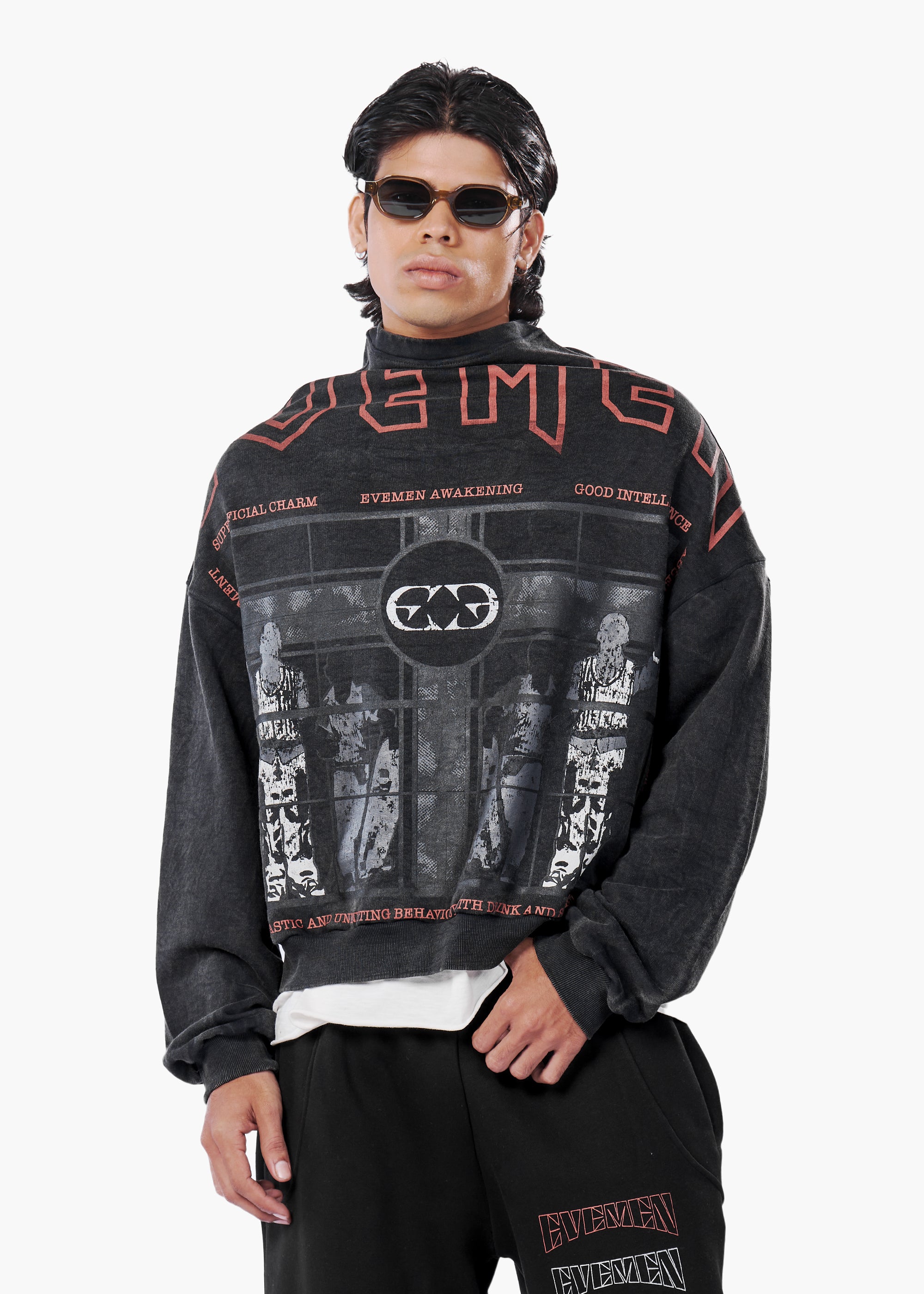 bully cowl sweatshirt