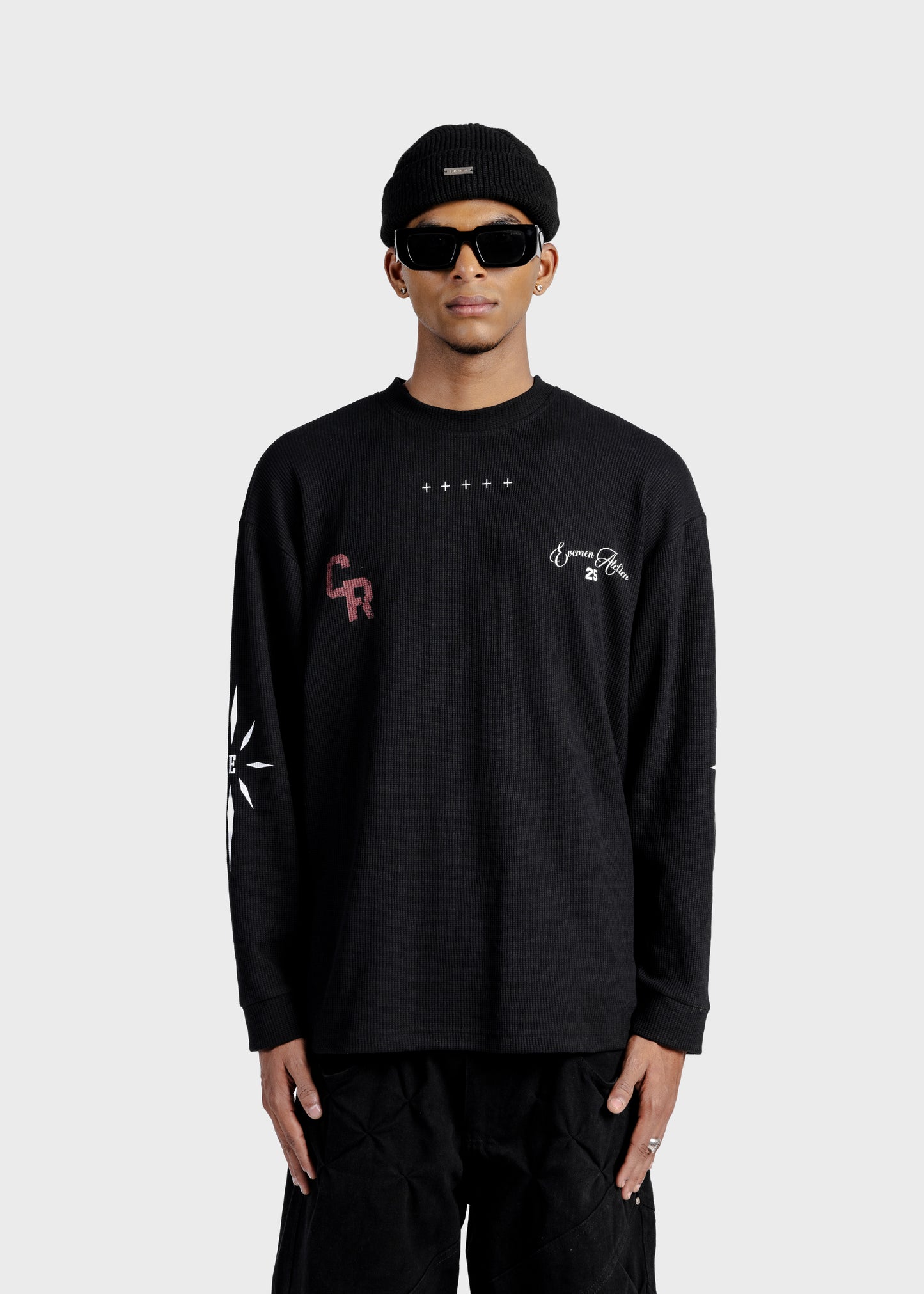 ATELIER T-SHIRT LONG SLEEVE - BLACK