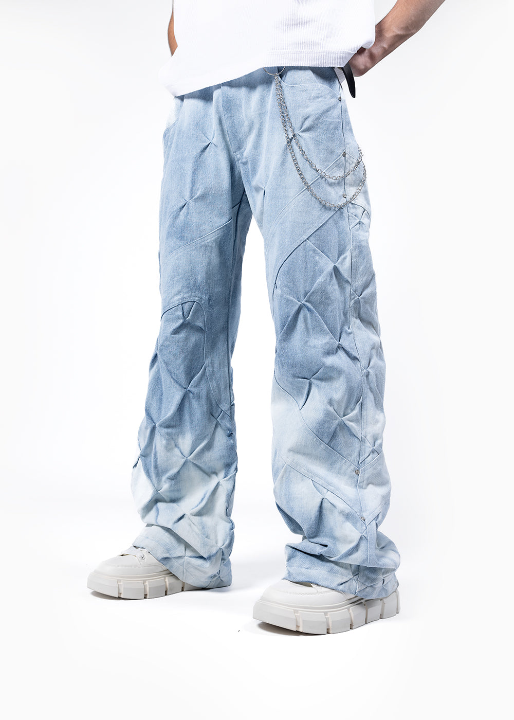 DIAMOND DENIM - WASHED BLU