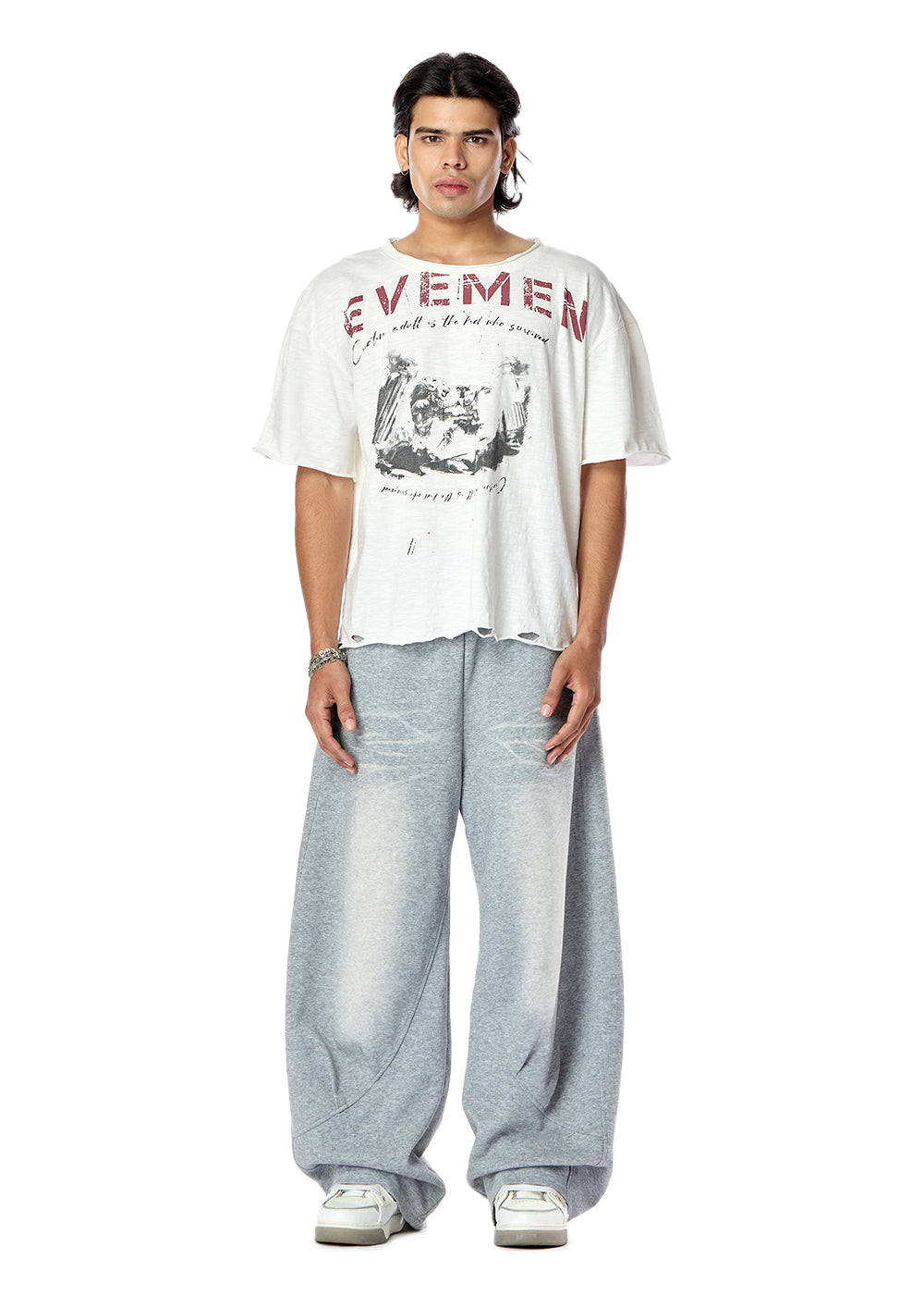 Herculus Distressed Slub T-shirt