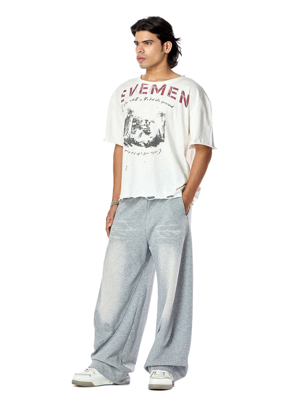 Herculus Distressed Slub T-shirt