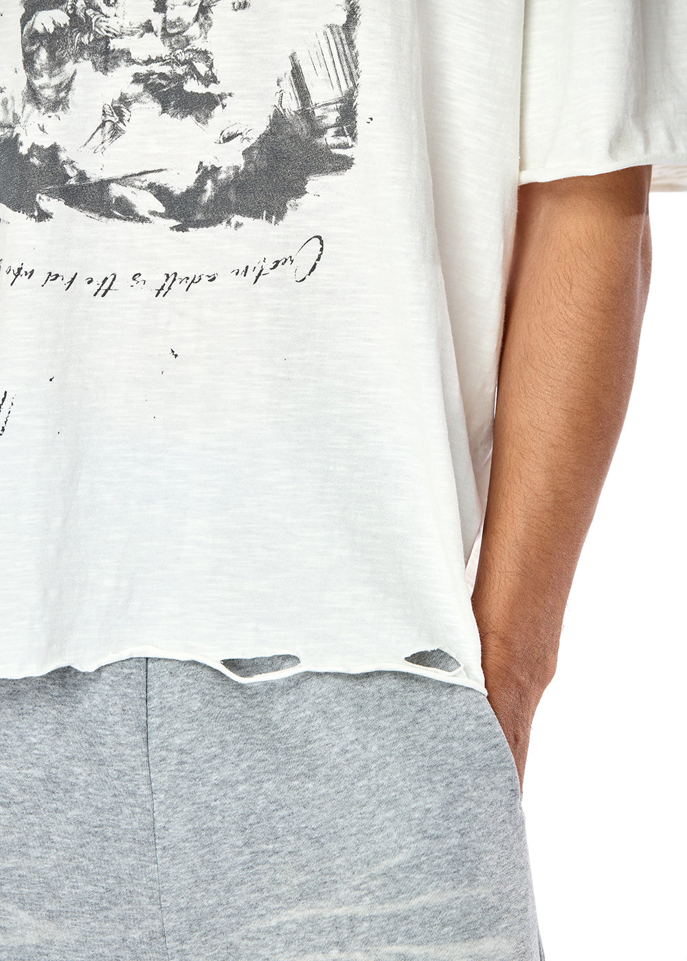 Herculus Distressed Slub T-shirt