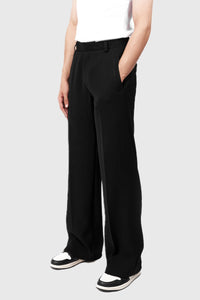 STRAIGHT PANTS - BLACK