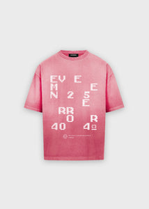 ERROR T-SHIRT - PINK WASHED