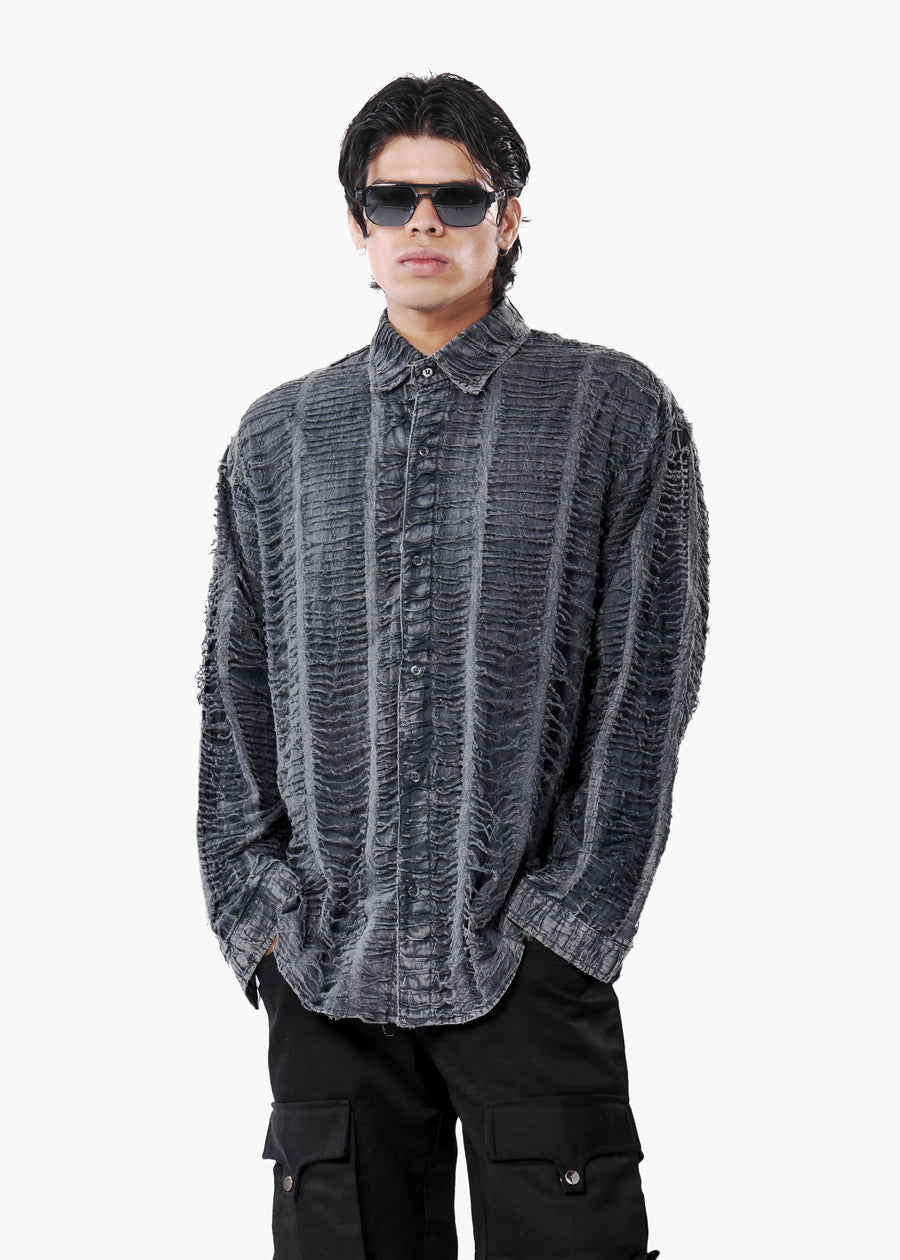 fray shirt - vintage wash