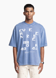 ERROR T-SHIRT - WASHED BLU