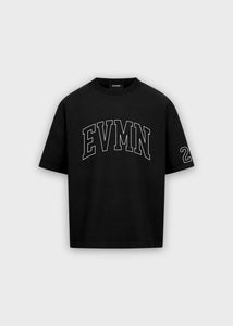 VARSITY T-SHIRT - BLACK