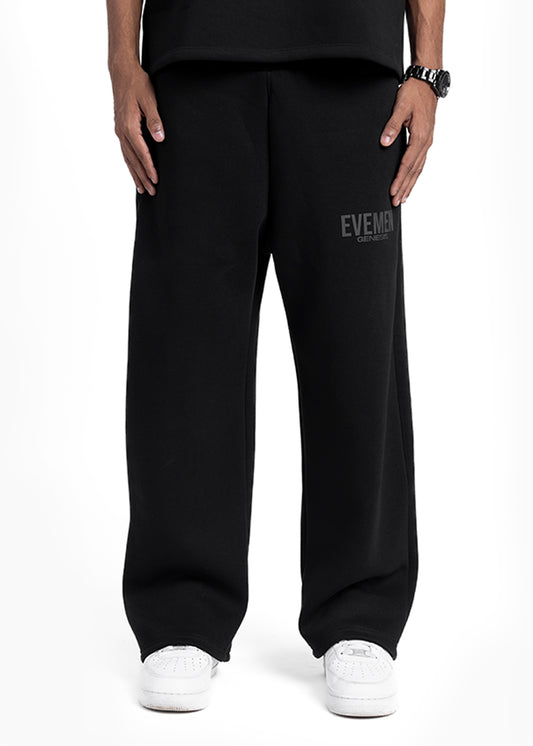 GENESIS WIDE SWEATPANT - BLACK