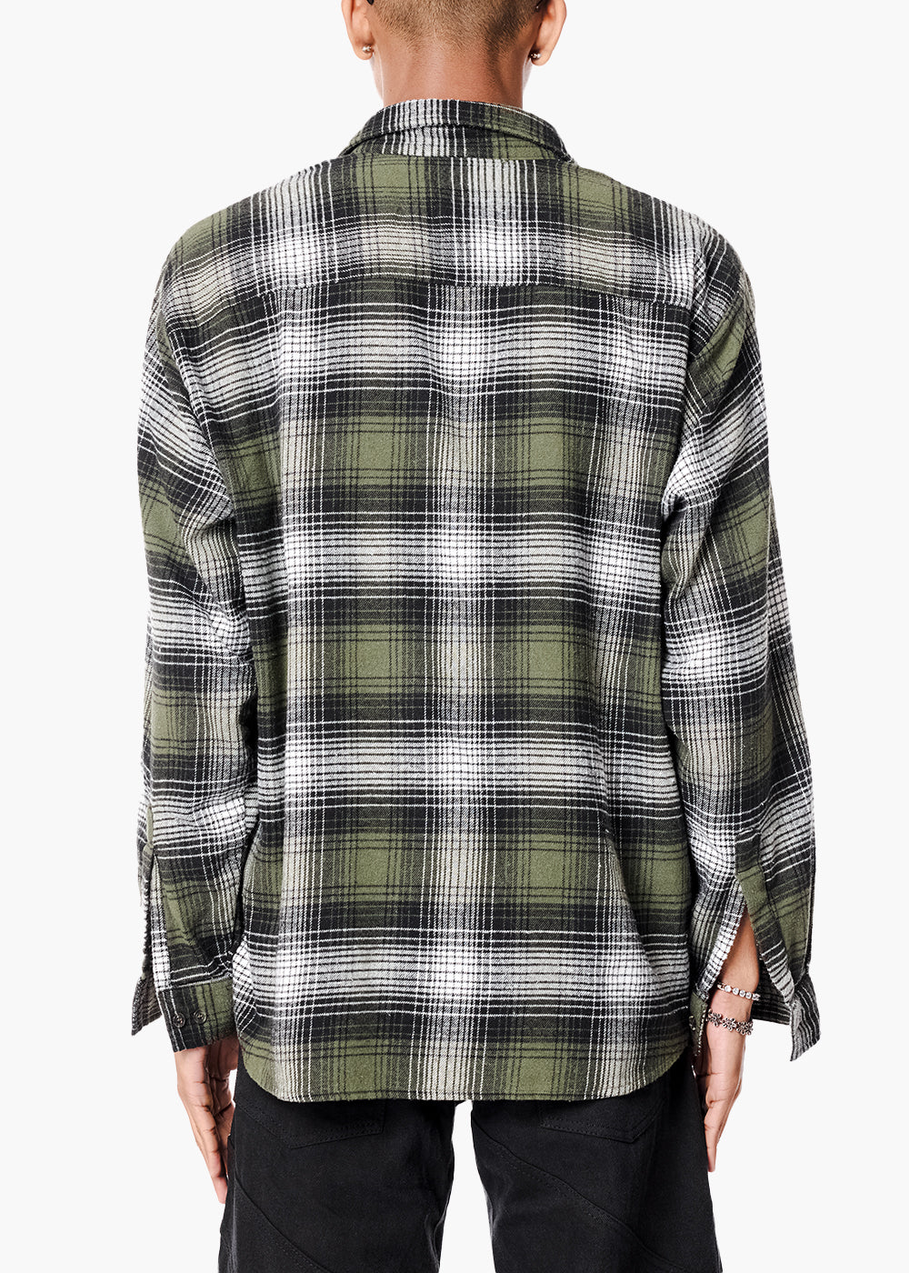 GREEN FLANNEL SHIRT
