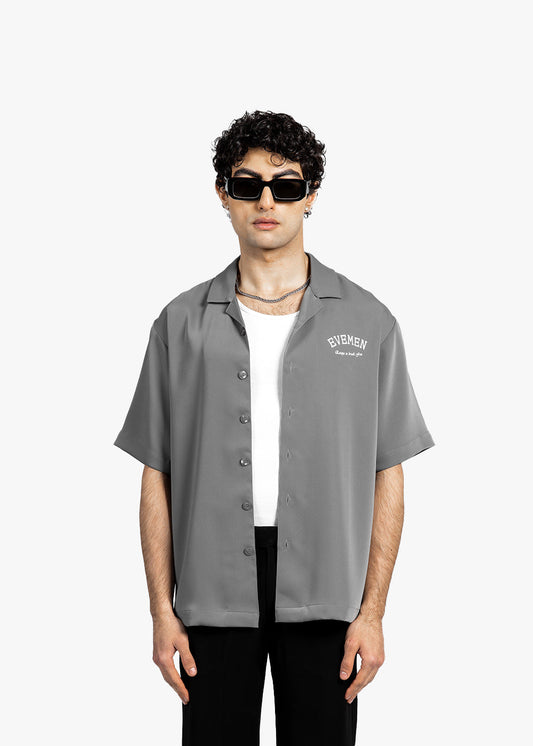 BOWLING SHIRT - SMOKE GREY